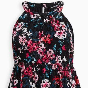 Torrid Babydoll Eyelet Tiered Top